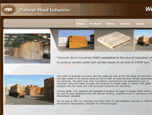 Tablet Screenshot of hadarawood.com